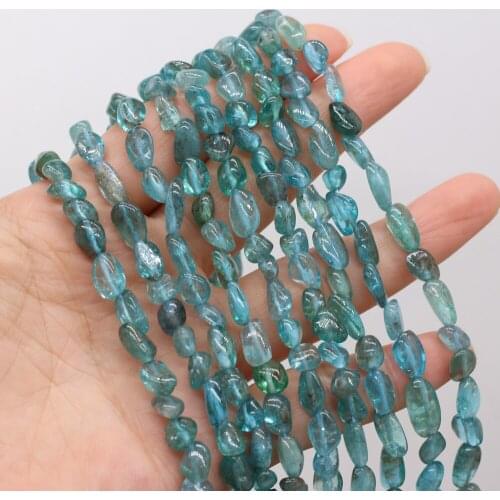 Hot Selling Natural Stone Irregular Apatite Loose Beads For DIY Jewelry Making Necklace Bracelet Earrings Accessory