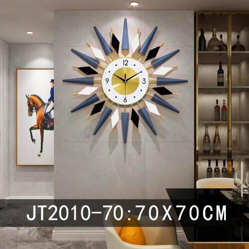 Living room clock/decorative clock/silent art/luxury wall clock/clock