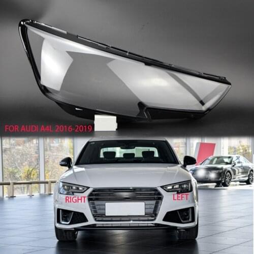 FOR AUDI A4L 2016-2018 Headlight lampshade Car headlight protection Lens glass PC housing cover