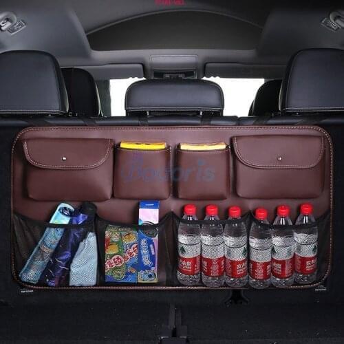 For Jeep Renegade 2015 2016 2017 2018 2019 Interior Seat Back Storage Bag Car Trunk Stowing Tidying Car Organizer Accessories