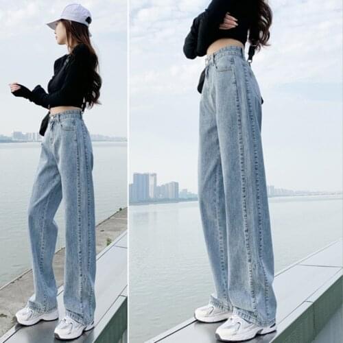 Women Plus Size Casual Straight Pants Mom Jeans Femme Y2k High Waist Loose Comfortable Jeans Boyfriend Pantalon Vaqueros Mujer