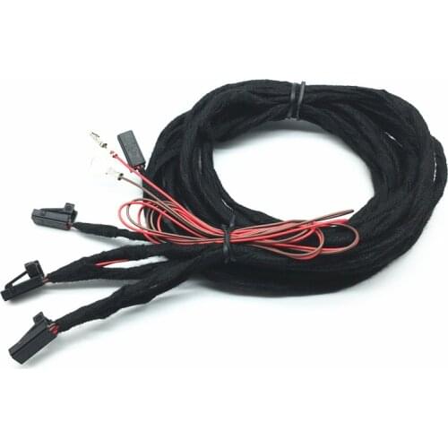 Car Interior LED Footwell light Lamp Cable Wiring Harness For Audi A1 A2 A3 A4 A5 A6 A7 A8 Q3 Q5 Q7 PASSAT B6 B7 GOLF 6 MK6 SEAT