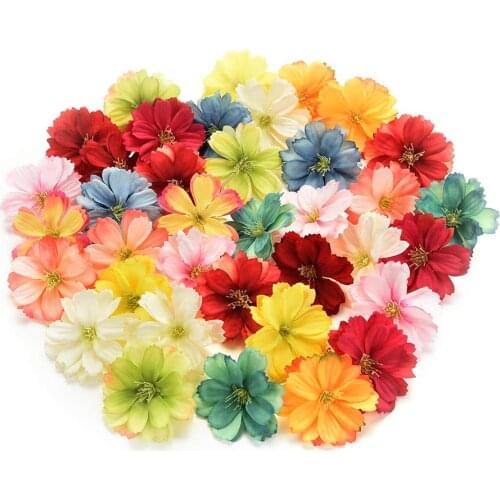 10/20Pcs Artificial Plum Bossom Flower Head DIY Wedding Home Decor Christmas Decoration For Childrens Card Issuance Decoration