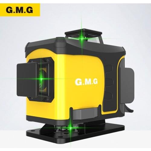 G.M.G Level16 Lines Laser 4D Self-Leveling 360 Horizontal And Vertical Cross Super Powerful Green Laser Beam Line