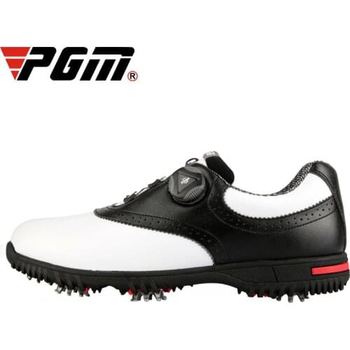 PGM MenS Golf Shoes Breathable Mesh Microfiber Sports Shoes Spikes Autumn Winter Waterproof Non-Slip Sports Shoes Casual Shoes
