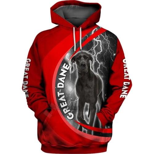 Funny Great Dane 3D Printed Hoodies Fashion Pullover Men For Women Sweatshirts Sweater Animal Costumes 01