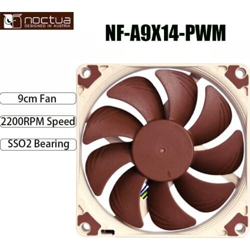 NOCTUA NF-A9x14 PWM 92x92x14mm chassis fan fan hot fan thin CPU fan