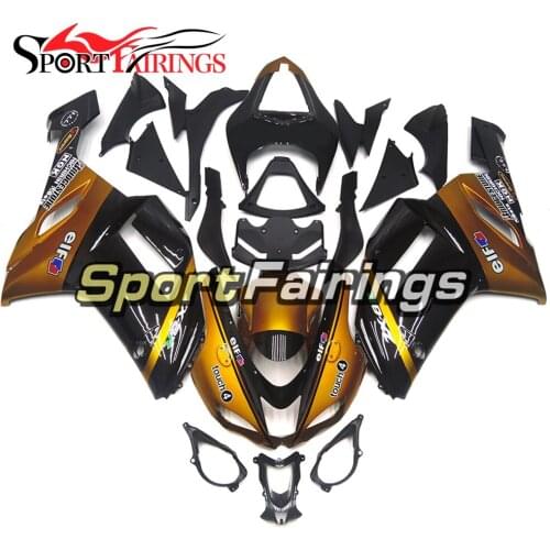 Motorcycle Fairings For Kawasaki ZX6R ZX-6R 07 08 Ninja 636 2007 - 2008 ABS Injection Covers Fairing Kit Cowling Orange Black