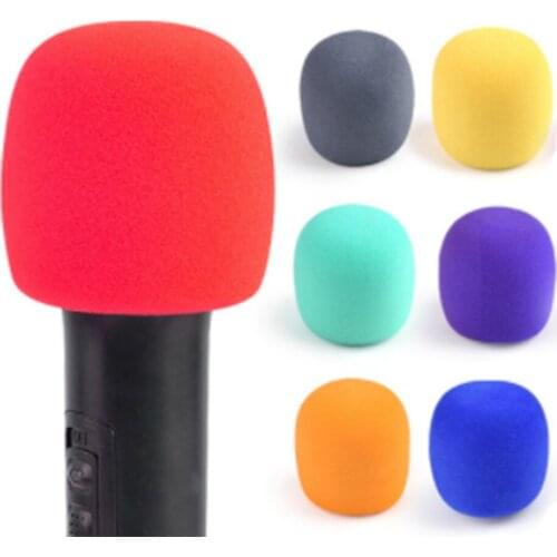 Handheld Stage Microphone Microphone Sponge Cover Karaoke Dj Sponge Filter Wind Shield Household Ktvwindproof Sponge Cover