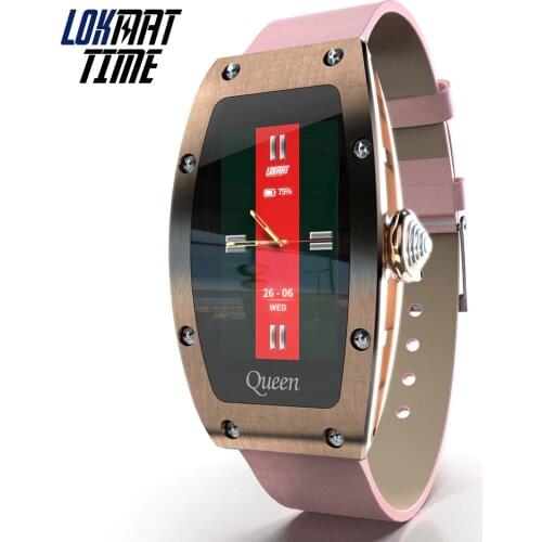 Lokmat Queen Stylish Women Smart Watch Fashion Fitness Smartwatch Heart Rate Monitor Female Reloj Inteligente for Android iOS