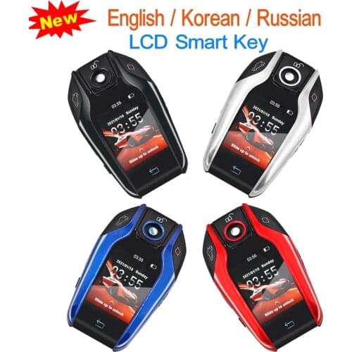 Multi-Language Luxury LCD Smart keys Modified Universal Smart Remote LCD Screen for Toyota/Lexus/KIA/Peugeot/BMW/Hyundai/Porsche