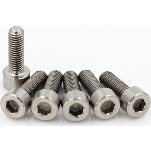 6 pcs Titanium Ti M5X16 Socket Head Screws Bolts For Bike Parts Bicycle Accessories Stem M5 Screw