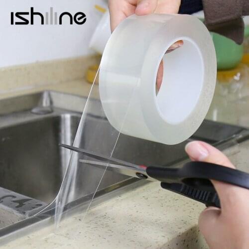 Kitchen Sink Waterproof Mildew Strong Self-adhesive Transparent Tape Bathroom Toilet Crevice Strip Self-adhesive Pool Water Seal