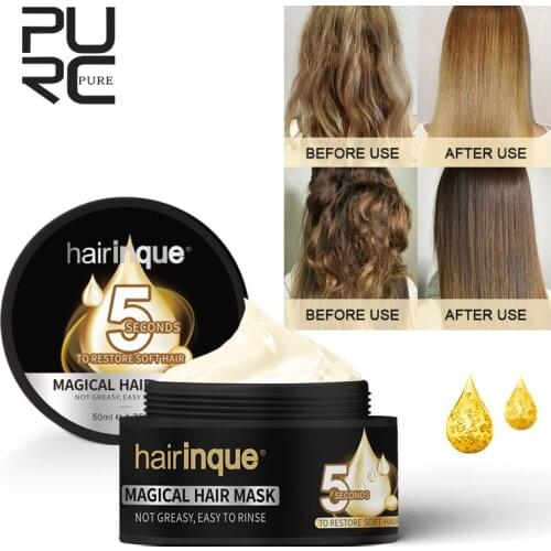 PURC 5 Seconds Repair Magical Treatment Hair Mask Damage Restore Soft SmoothHair Treatment Moisturizing Nourishing Hair Care