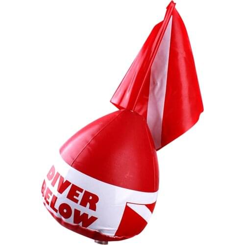Scuba Diving Safety Sign Signal Diver Below Inflatable Float & Flag Bouy