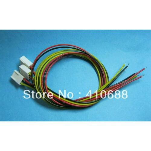 10 Pcs 2510 Pitch 2.54mm 3 Pin Female Connector with 26AWG 300mm Leads Cable