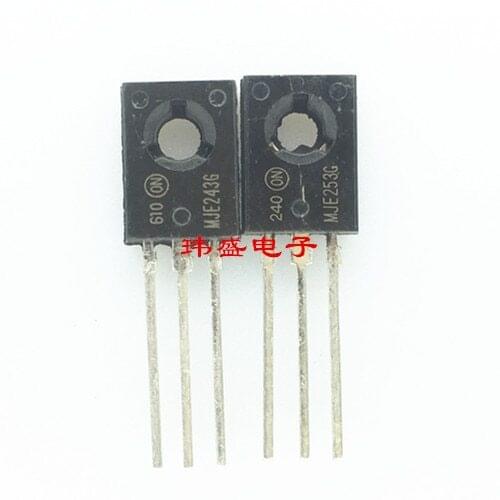 10pcs JE243G JE253G 4A 100V MJE243G MJE253G