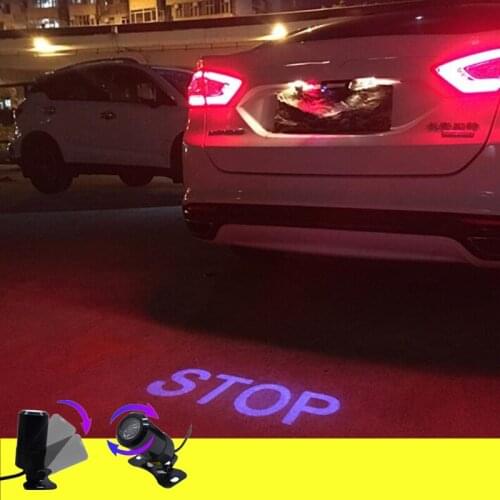 1x LED Car Motorcycles License Plate Laser Tail Light Auto Brake Warning Fog Strobe Lamp