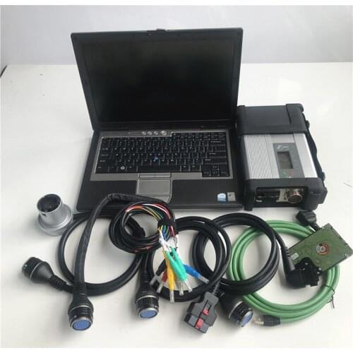 2020 newest Mb Star C5 software DTS 320G HDD with Laptop D630 with SD Connect Compact 5 auto scanner diagnostic tool Full Set
