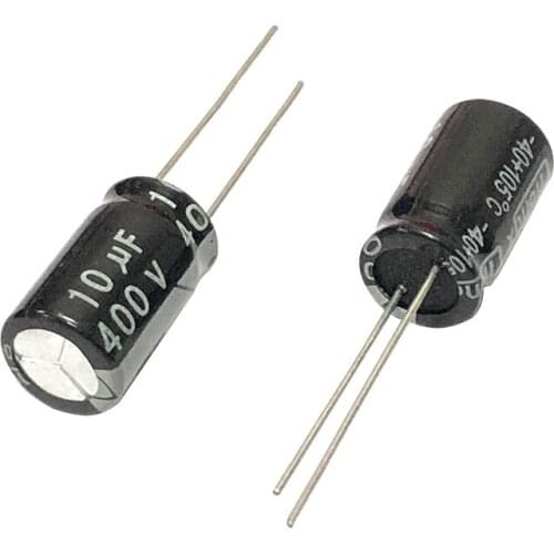 400V10UF volume 10x17mm 400v 10uf aluminum electrolytic capacitor 20pcs
