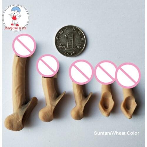5pcs/set 1/6 scale Accessories Male Genital Parts Silicone Penis Model for 12Inches Jiaou Tbleague Action Figure