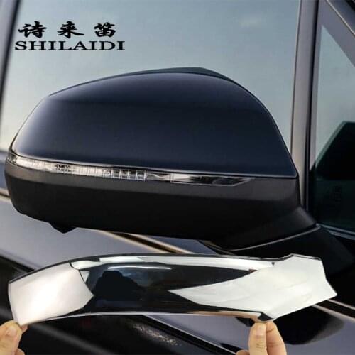 Car Modification accessories Exterior Rearview Mirror Anti-rub Strips Trim Auto decoration Cover Sticker For Audi Q7 Car Styling