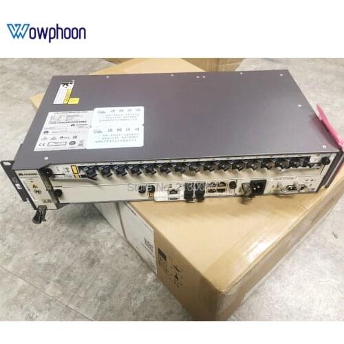 Huawei OLT MA5608T Chassis+Fan+1*AC 220V power board MPWD+1*10G control board MCUD1+1*service board GPFD 16 ports C