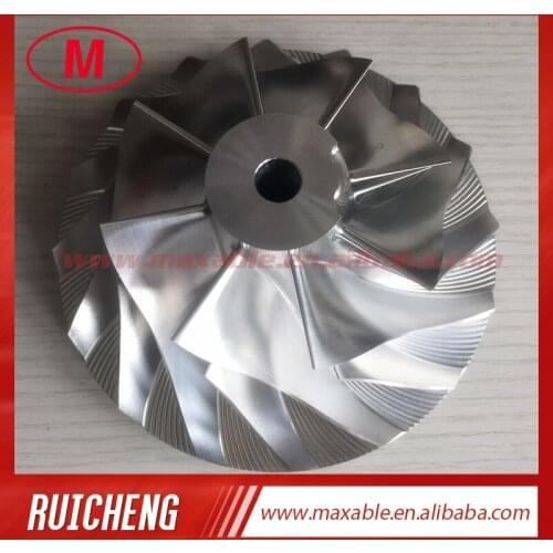 HX82 90.60/141.05mm 8+8 blades 3535772/3533703/3593182 Turbo Billet/milling/aluminum 2024 compressor wheel