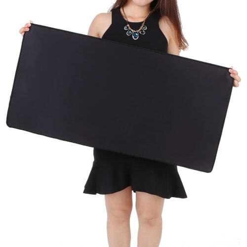KKmoon 800*300*2mm Large Size Plain Black Extended Water-resistant Anti-slip Rubber Speed Gaming Game Mouse Mice Pad Desk Mat