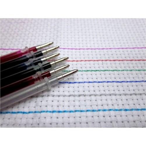 Marking Pen Needlework Tools10pcs Cross Stitch Pencil Water Soluble Refill Cross Stitch Sewing Ink Fabric Water Soluble Pen -S