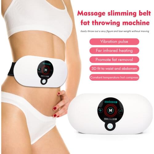 Waist Massager Smart Wireless Electric Lumbar Abdominal Massager Heating Warm Waist Massage Relief Pain Relax Massage Instrument