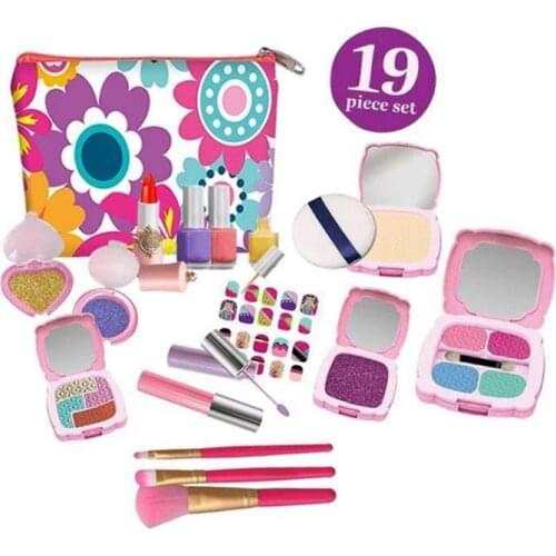 Simulation Makeup Girl Pretend Game Cosmetic Set Children Makeup Cosmetic Bag Children Makeup For Girls Beauty Fashion Game