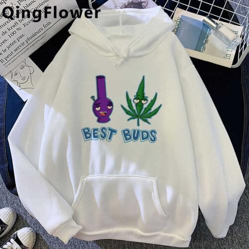 Bong Weed hoodies men graphic plus size harajuku Korea male hoody sweatshirts grunge