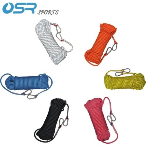 Freediving guide rope 40 meters diameter 10mm with 316 stainless steel hooks spearfishing scuba diving