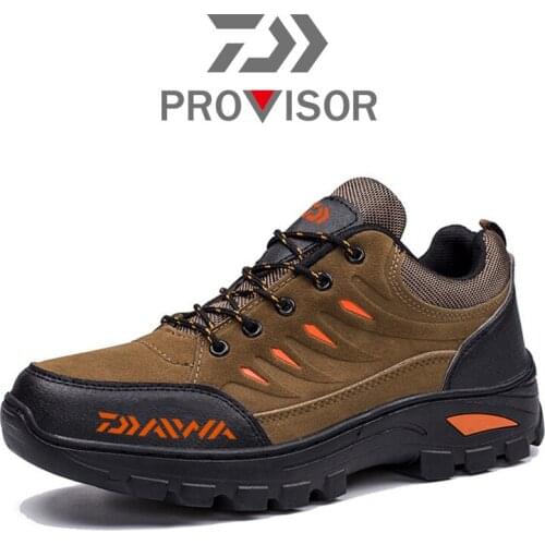 2020 New Daiwa Men Fishing Winter Warm Outdoor Shoes DAWA Fishing Shoes Breathable Anti-skid Fishing Shoes Climbing shoes
