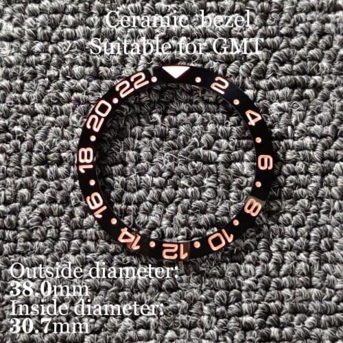 38mm 2021 New Style Advanced Engraved Ceramic Bezel Suitable For 40mm Case Accessories