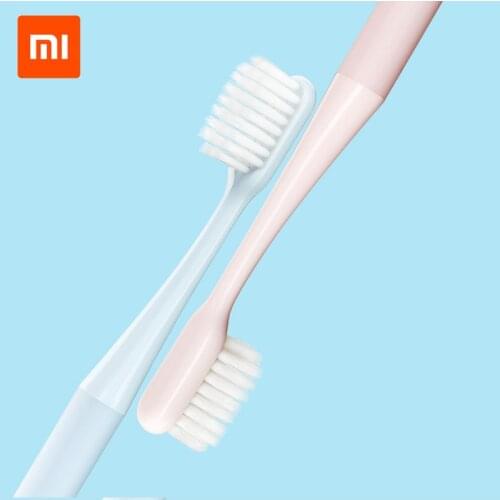 Original XIAOMI MIJIA Toothbrush Superfine Soft Bristle Toothbrush Waterproof Teeth Brush for Adults 2 Colors