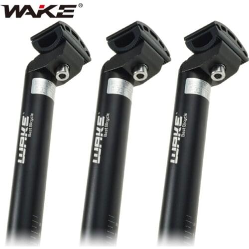 WAKE Mountain Road Bike Seatpost Aluminum Alloy Seatpost Bicycle Mtb Seat Tube 25.4/27.2/30.8/31.6* 350mm Bike parts