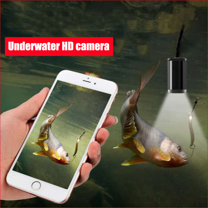 15M HD underwater camera 5 mega-pixel visual fishing device WiFi connection mobile phone tablet 8LED illuminated fish finder