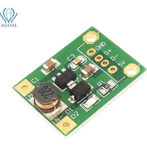DC-DC 1V-5V to 5V 500mA DC Boost Up step up Voltage Booster Regulator Board 1S LiPo Without USB for RC Drone FPV Airplane
