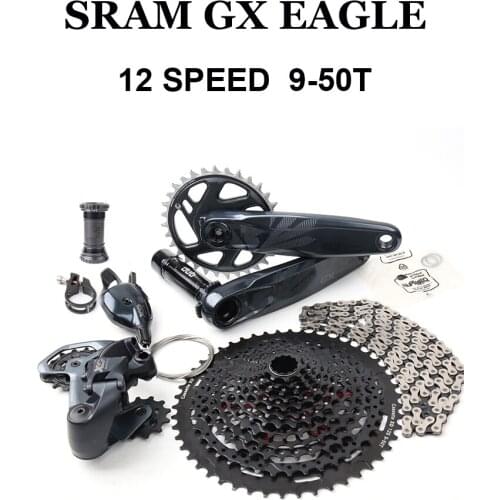 2021 SRAM GX EAGLE 1X12 Speed Bicycle Groupset Kit DUB Crankset Derailleur Shifter Trigger Cassette 9-50T XD Freewheel YBN Chain