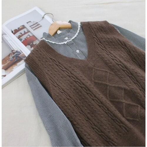 Lamtrip Unique Plaid Shirt Blouse Women