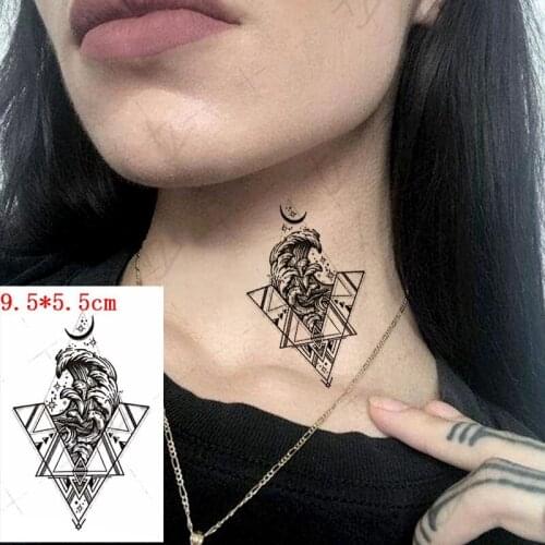 Temporary Tatoo Sticker green Stick figure lovely dinosaur Water Transfer fake tattoo Flash tatto for men women kids