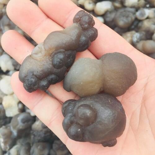 3PC natural crystal mineral agate raw stone specimen