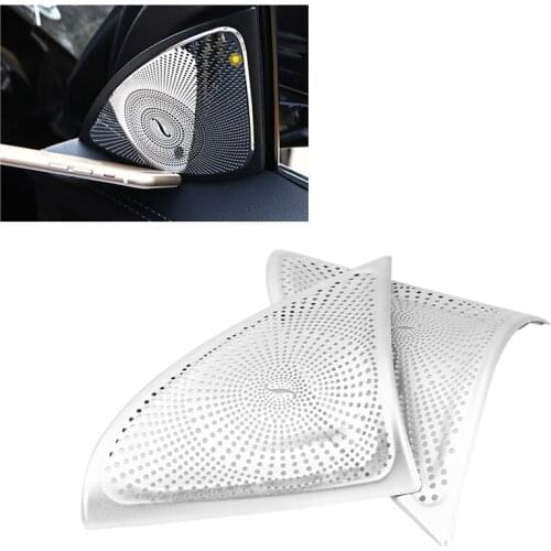 Car Door Audio Speaker Tweeter Decoration Cover for Mercedes Benz E Class W213 16-17 Car-Styling