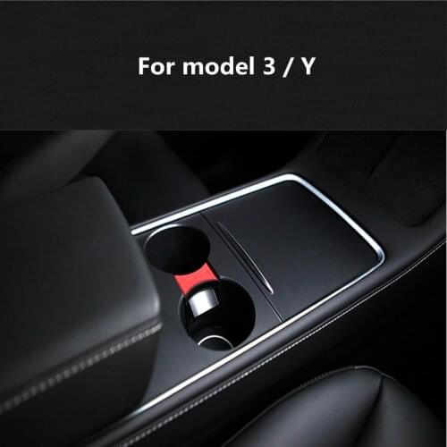 Auto Accessories For Tesla Model 3 Model Y 2021 Car Water Cup Slot Slip Limit Clip ABS Turn Fur Car Cup Holder Limiter