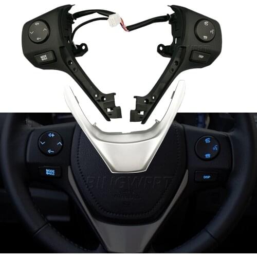 Car Styling 84250-02560 8425002560 Steering Wheel Switch Auto Parts Steering Wheel buttons For Toyota Corolla 2014 2015 RAV4