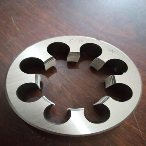 Free shipping of 1PC Alloy steel made right hand manual die 2"-16 UN Die Threading Tools Lathe Model Engineer Thread Maker