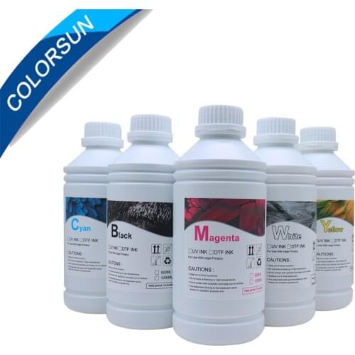 Colorsun DTF Ink 1000 ml For Directly Transfer Printer For DTF Printing PET Film Printing And Transfer Kit Free Shipping