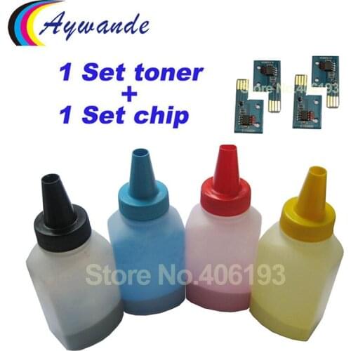 Toner refill Reset Chip for Dell 1320 1320c C1320 Bottle color toner powder 310-9058 310-9060 310-9064 310-9062